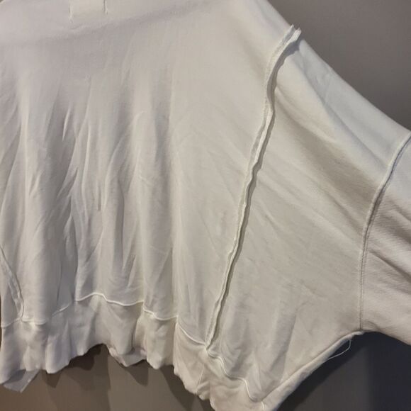 Free People Camden Sweatshirt Off White Large - Picture 8 of 8